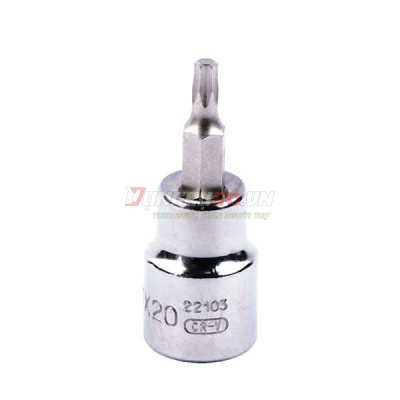 Đầu tuýp mũi sao 3/8in – T20 Sata 22103