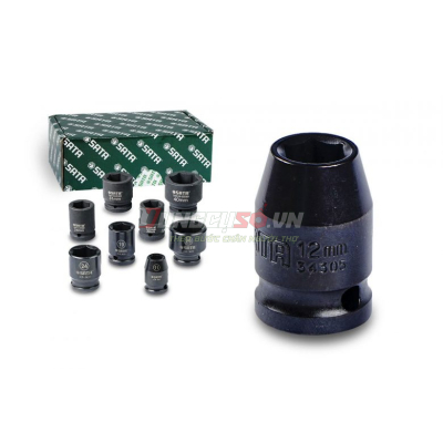 Đầu tuýp đen 6 cạnh 1/2in – 12mm Sata 34305