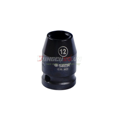 Đầu tuýp đen 6 cạnh 1/2in – 12mm Sata 34305