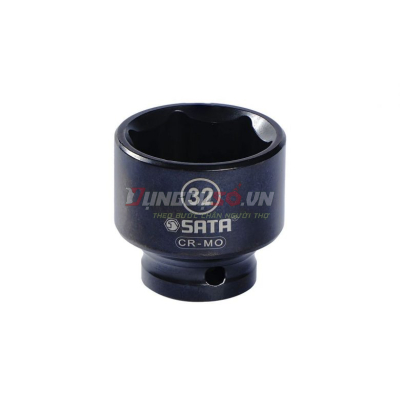 Đầu tuýp đen 6 cạnh 1/2in – 32mm Sata 34325
