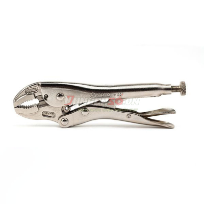 Kềm bấm chết mũi cong 5in Sata 71101