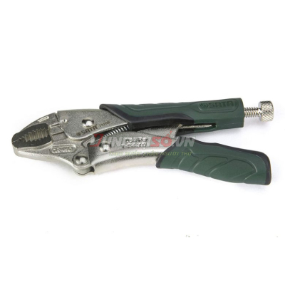 Kềm bấm chết có bao da mũi cong 7in Sata 71106