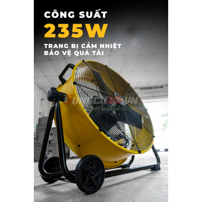 Quạt Công Nghiệp Stanley  SLF306125D 24 Inch | Làm Mát Mạnh Mẽ, Góc Quay 360°, Độ Bền Cao