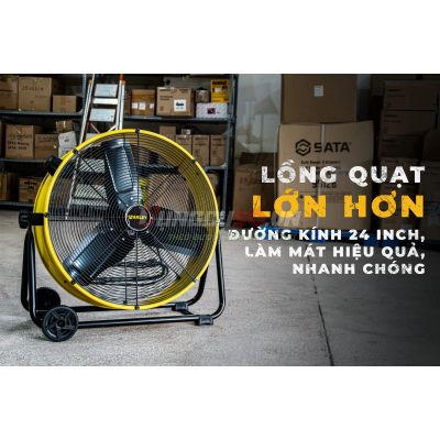 Quạt Công Nghiệp Stanley  SLF306125D 24 Inch | Làm Mát Mạnh Mẽ, Góc Quay 360°, Độ Bền Cao