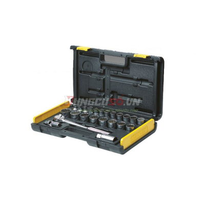 Bộ đầu tuýp 1/2″ 12PT MET 27 chi tiết Stanley 86-477