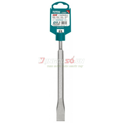 Mũi đục dẹp đuôi lục giác 30x410x40mm Total TAC1532301