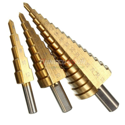 Bộ 3 mũi khoan chóp nón 4-32mm Total TACSD2031