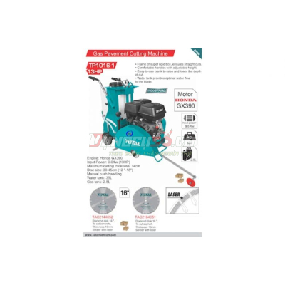 Máy cưa bê tông nhựa đường xăng Total TP1016-1