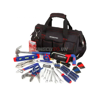 Bộ công cụ sửa chữa nhà các loại 156 chi tiết Workpro WP209010