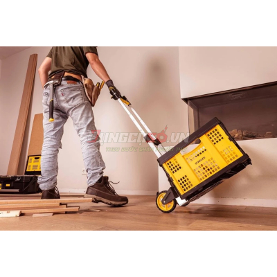 Xe Đẩy Hàng 2 Bánh Kèm Rổ Đựng Hàng Gấp Gọn Stanley FT509 | Tải Trọng 60kg