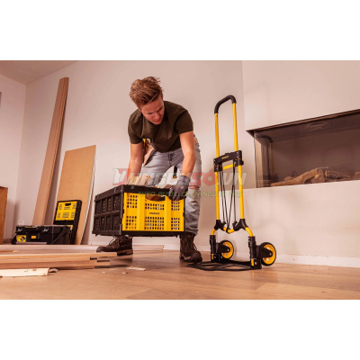 Xe Đẩy Hàng 2 Bánh Kèm Rổ Đựng Hàng Gấp Gọn Stanley FT509 | Tải Trọng 60kg
