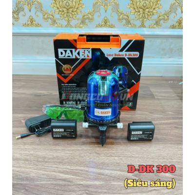 Máy cân bằng laser tia xanh bóng led siêu sáng Daken DK-300