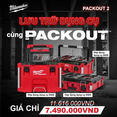 COMBO MILWAUKEE PACKOUT 2